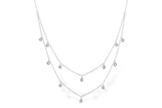G310-19259: NECKLACE .22 TW (18 INCHES)