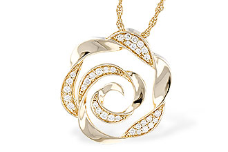 H310-21032: NECKLACE .20 TW